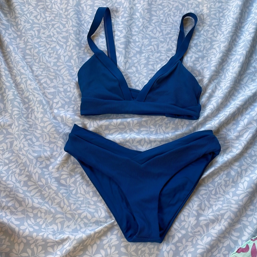 LSPACE Blue Bikini Set